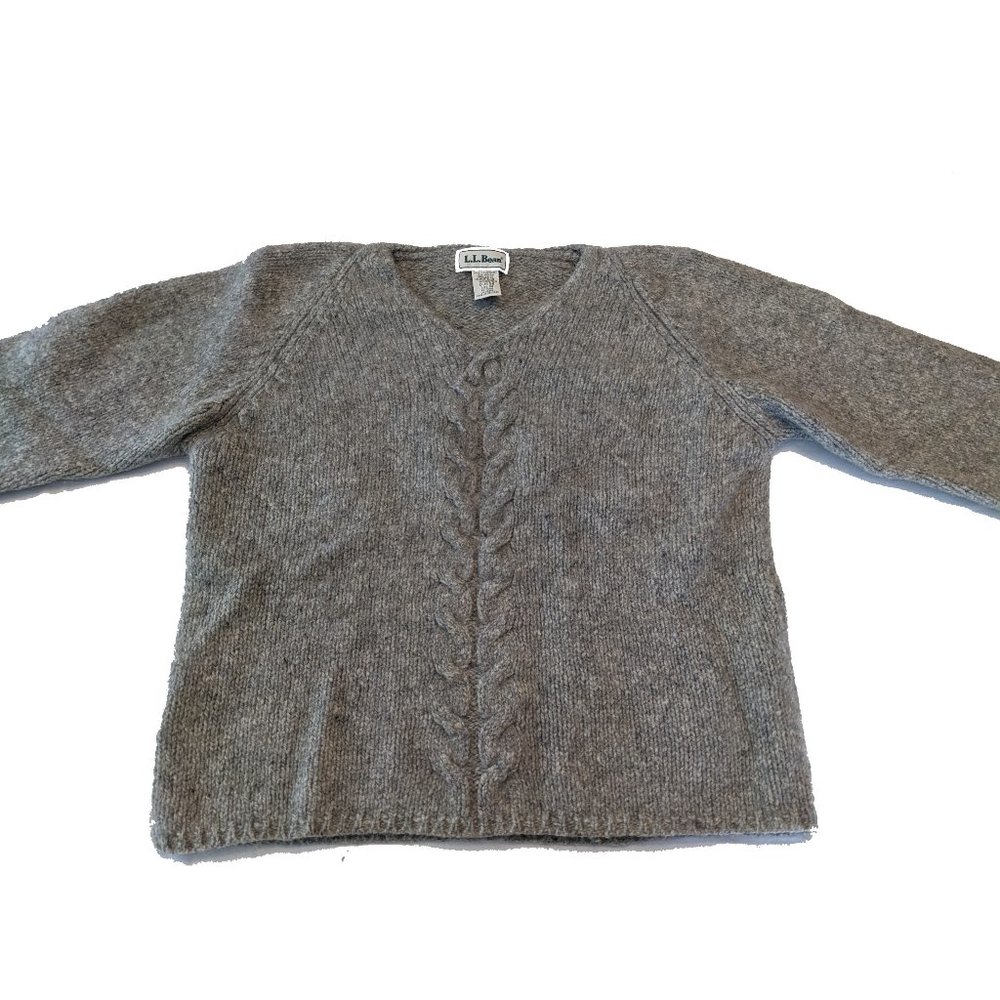 Vintage L.L. Bean Lambswool and Mohair Sweater - Size M
